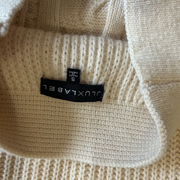 knit cream skirt - Picture 3 of 3